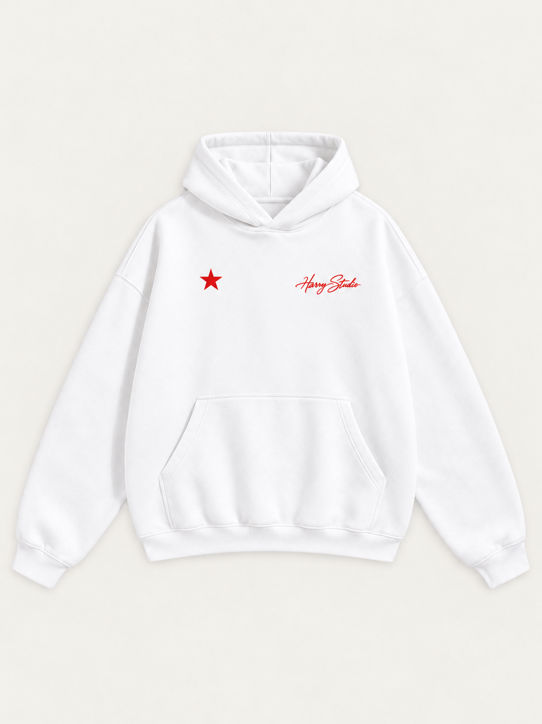 Pray for Cars Oversized Hoodie — White